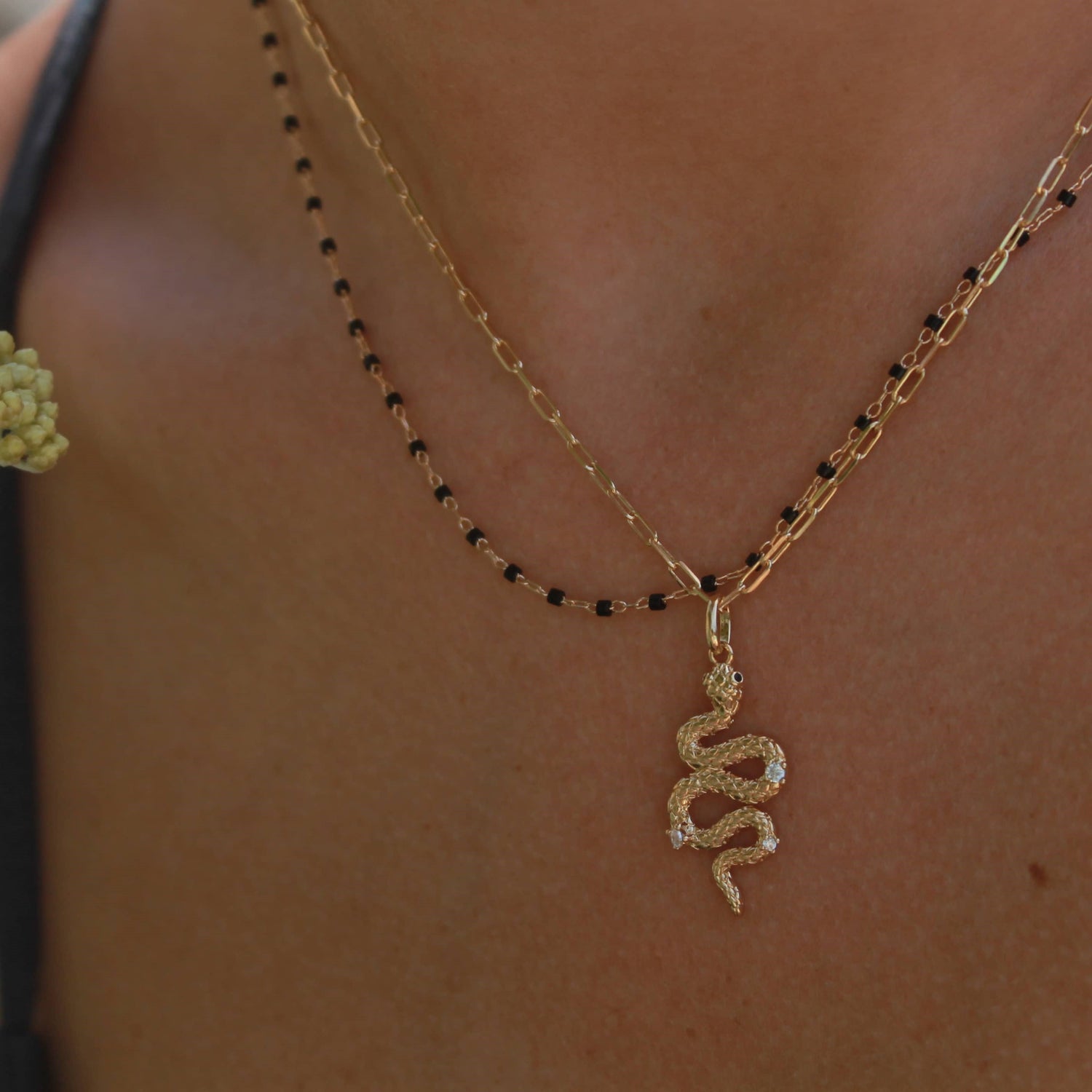 Collar Dafne - Negro