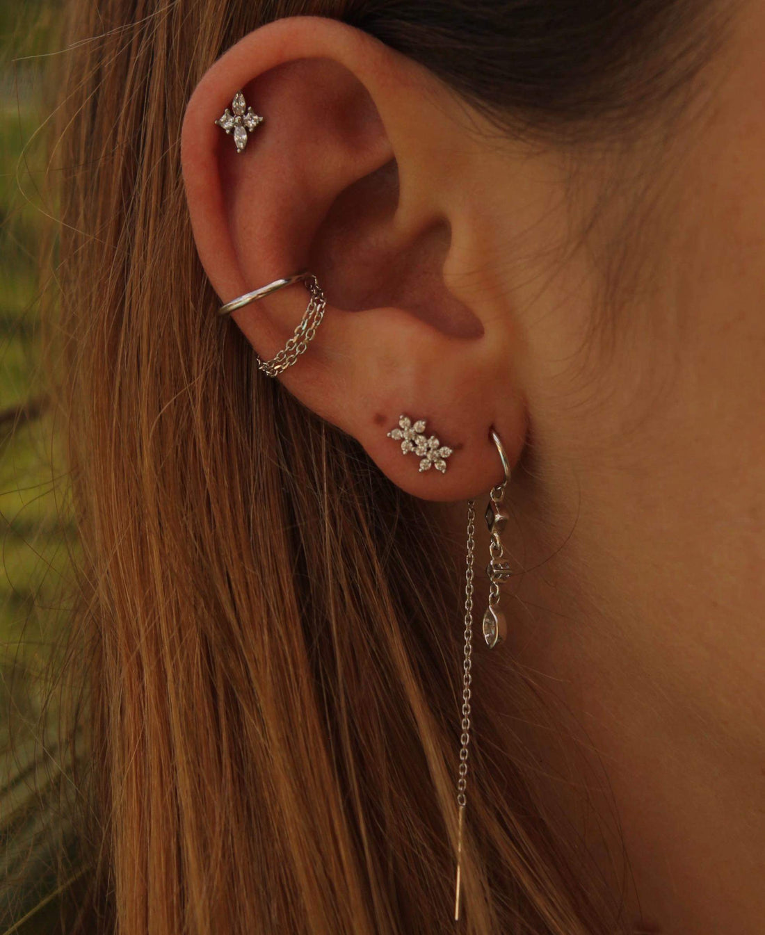 Piercing Acónito - plata