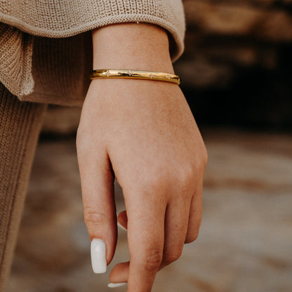 Composition de bracelets plaqué or - Bélizé Bijoux