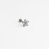 Piercing acier inoxydable argenté
