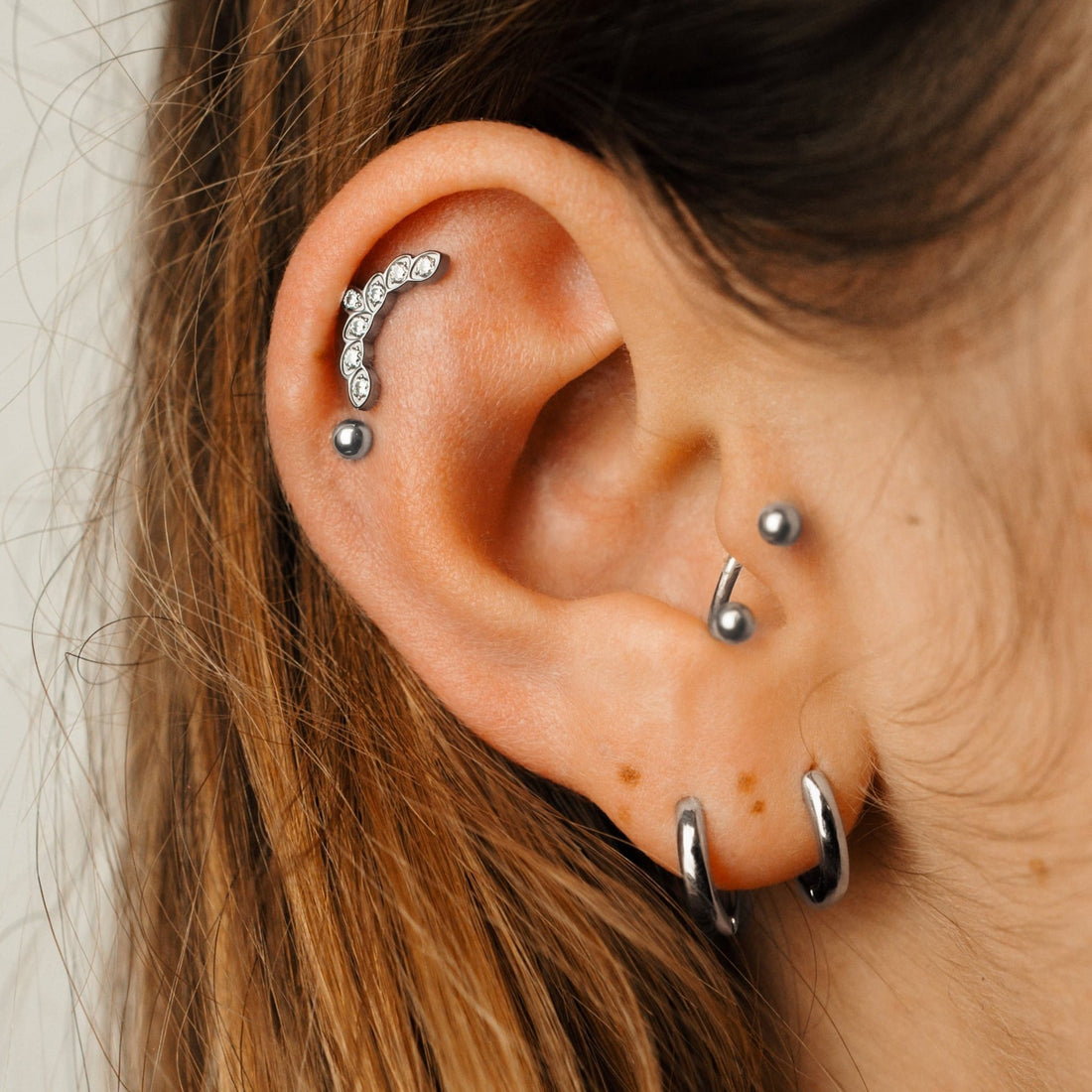 Titanium piercing - Zinia